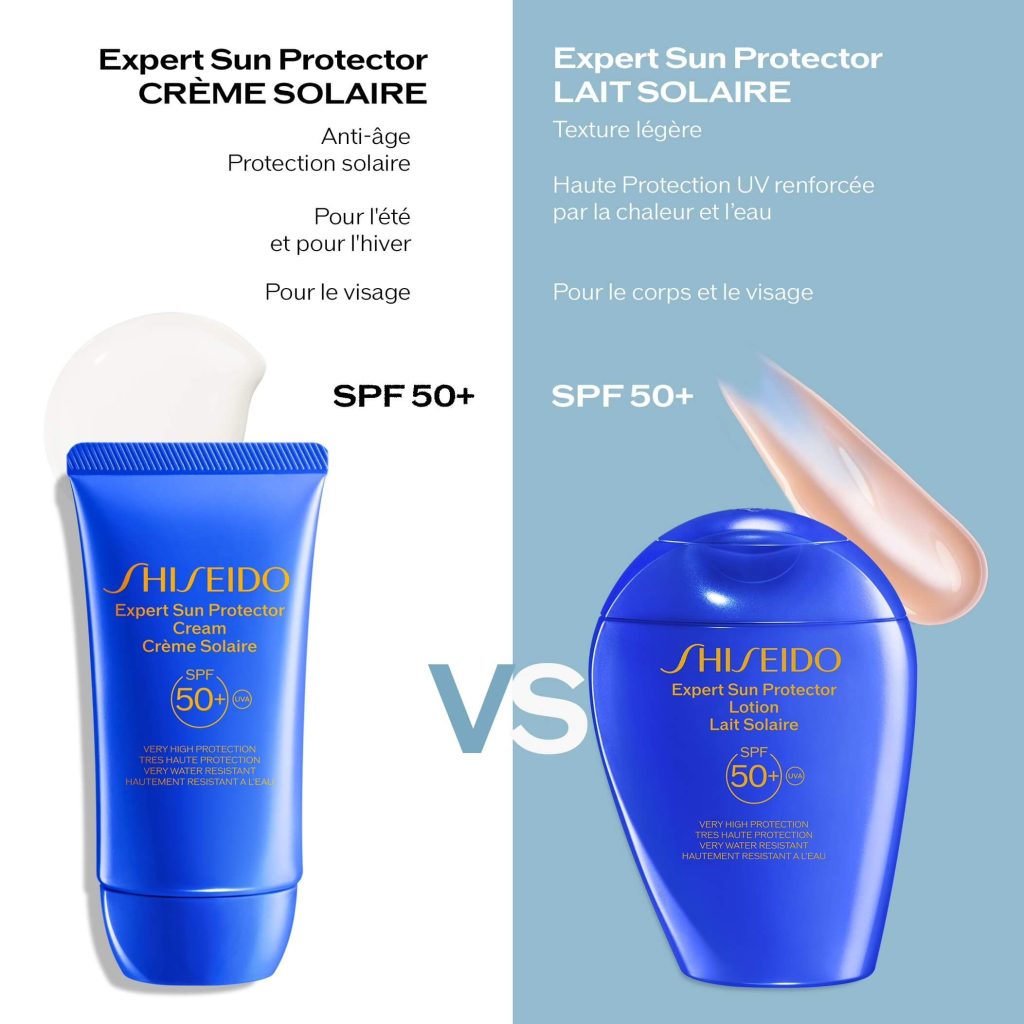 خرید ضد آفتاب ضد چروک شیسیدو صورت و بدن SPF+50 حجم 150 میل