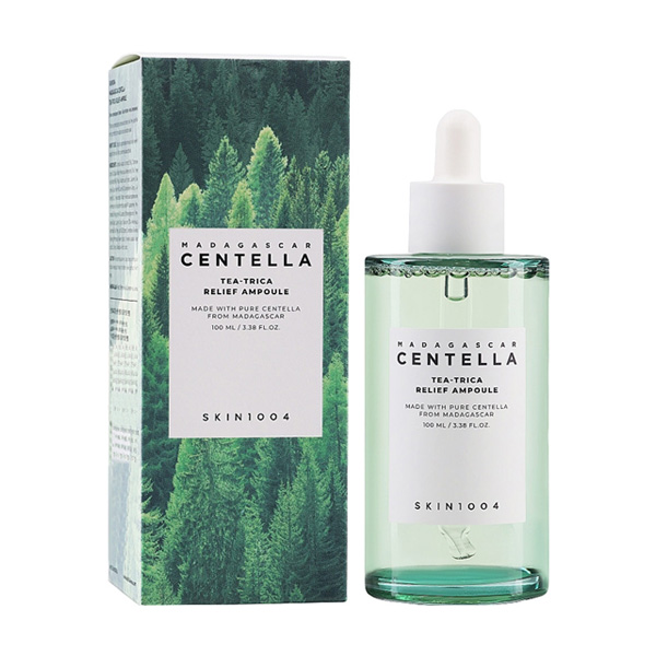 آمپول سنتلا ماداگاسکار تسکین دهنده چای تریکا اسکین 1004 Centella Tea-Trica Relief Ampoule