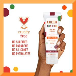 کرم فر کننده مو کودک کنتو Cantu Curling Cream kids