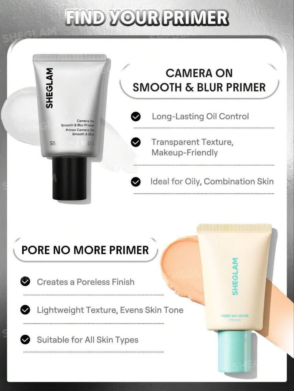 پرایمر شیگلم مدل اسموت بلور Smooth & Blur