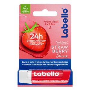 بالم لب استیکی توت فرنگی لبلو Labello Strawberry Shine
